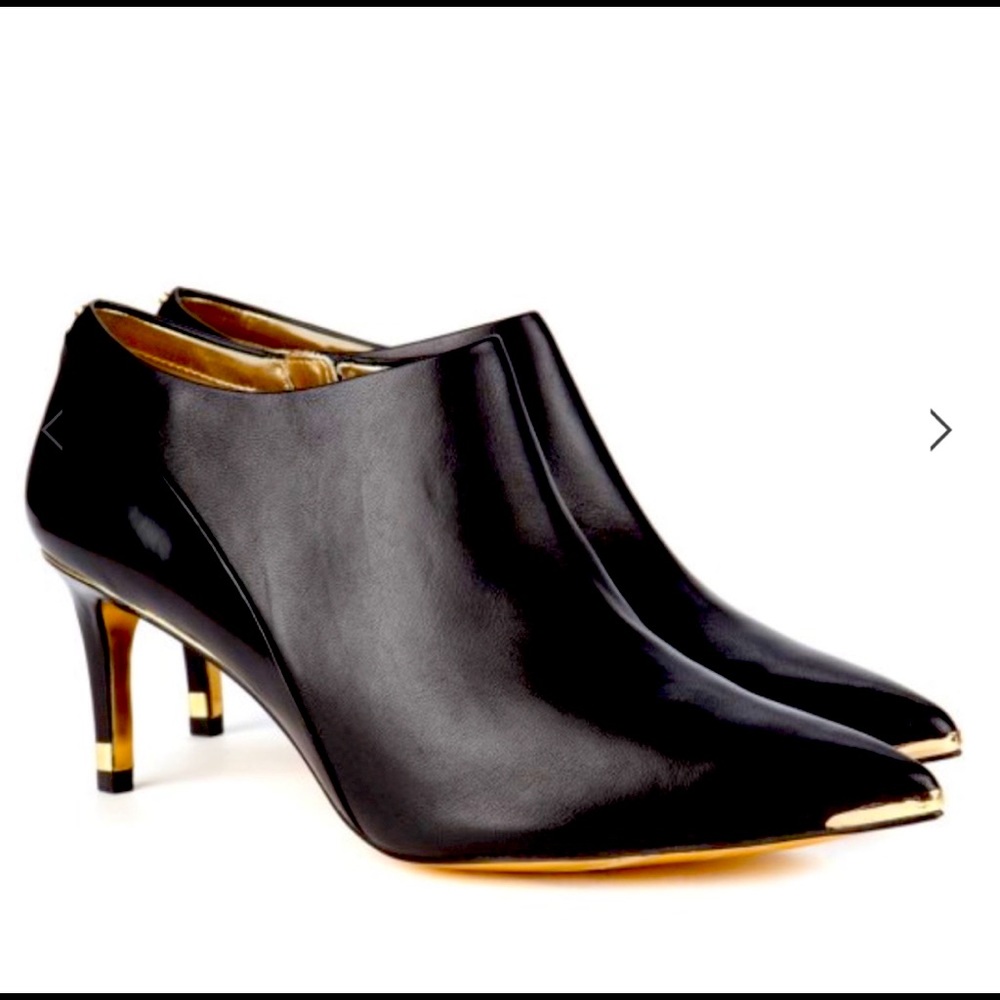 Gold Accent Ted Baker Booties**